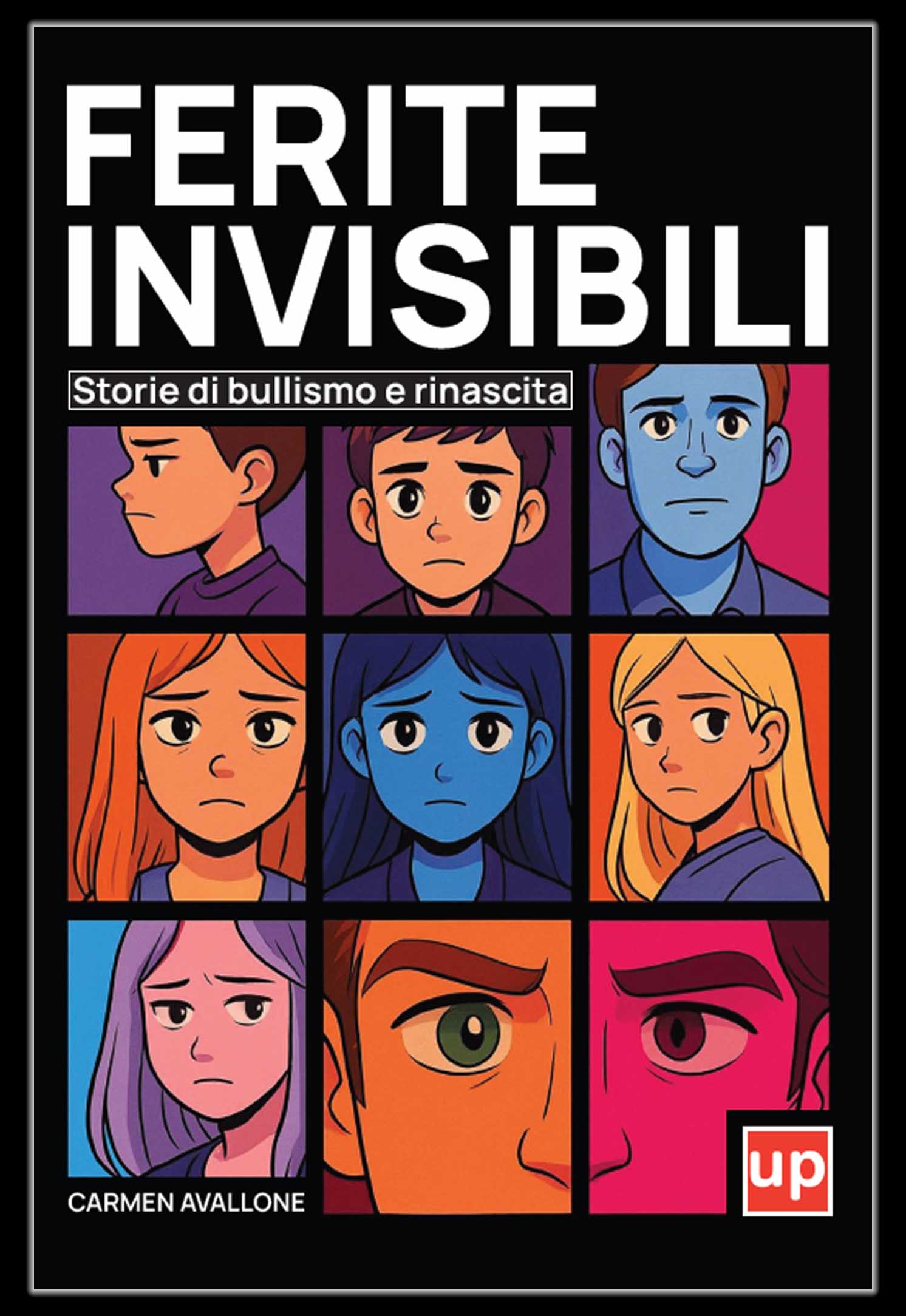 Copertina del libro Ferite Invisibili - Storie di bullismo e rinascita
